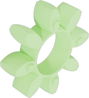 Rotex Element  Farbe Grün