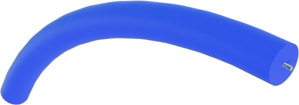 RR ⌀7 BLUE FDA 85 SHORE A