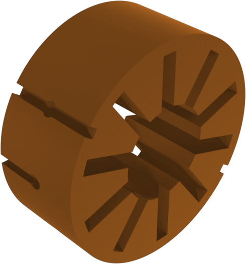 SAMIFLEX Element Farbe Braun, Hochlast