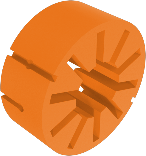 SAMIFLEX Element Farbe Orange, Hochtemperatur