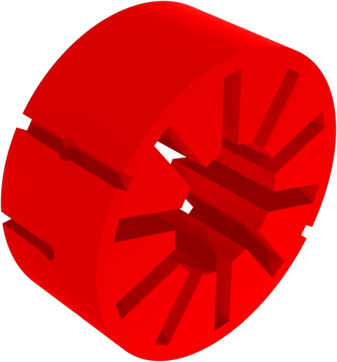 SAMIFLEX Element Farbe Rot, Hochlast & -Temperatur