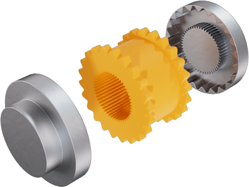 SUREFLEX Element zweiteilig, mit Stahlring