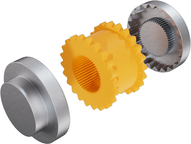 SUREFLEX Element zweiteilig, mit Stahlring